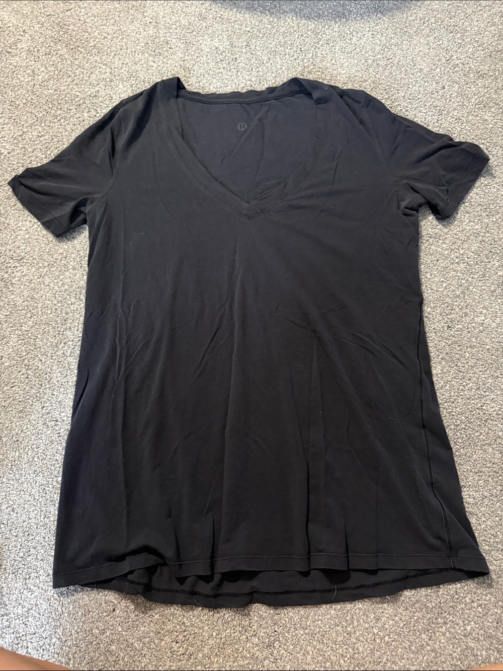 Lululemon Black V-Neck Tee